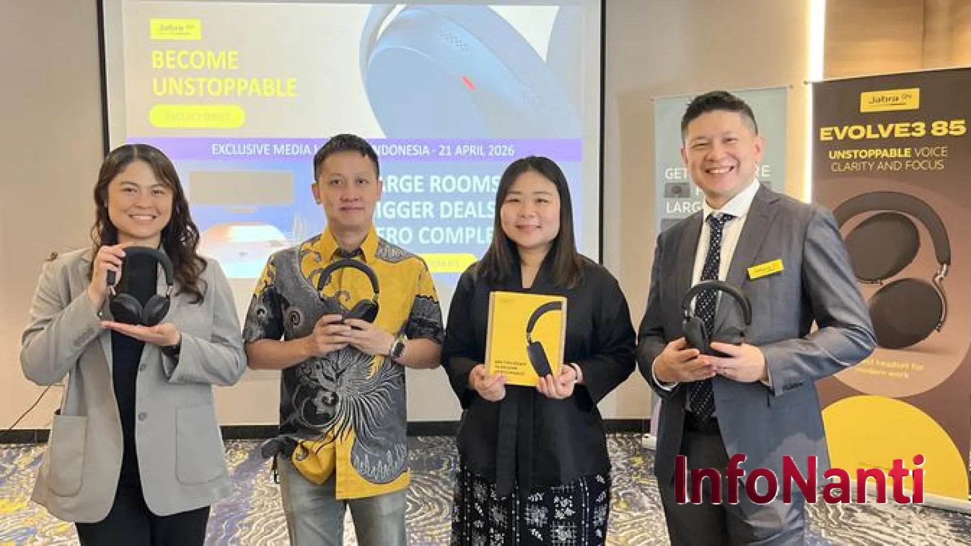 Jabra Evolve3 Resmi Menggebrak Indonesia: Solusi Audio Premium untuk Era Kerja Hibrida dan Komitmen Hijau Masa Depan