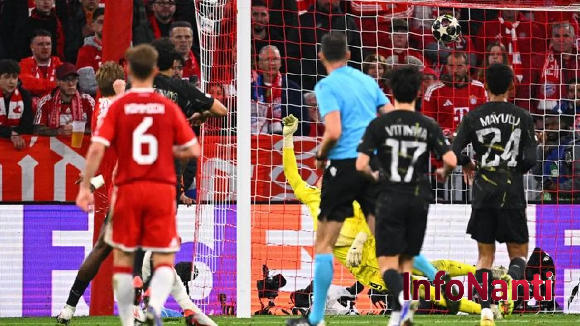 Drama Semifinal Liga Champions: Gol Harry Kane Datang Terlambat, Langkah Bayern Munich Terhenti oleh PSG