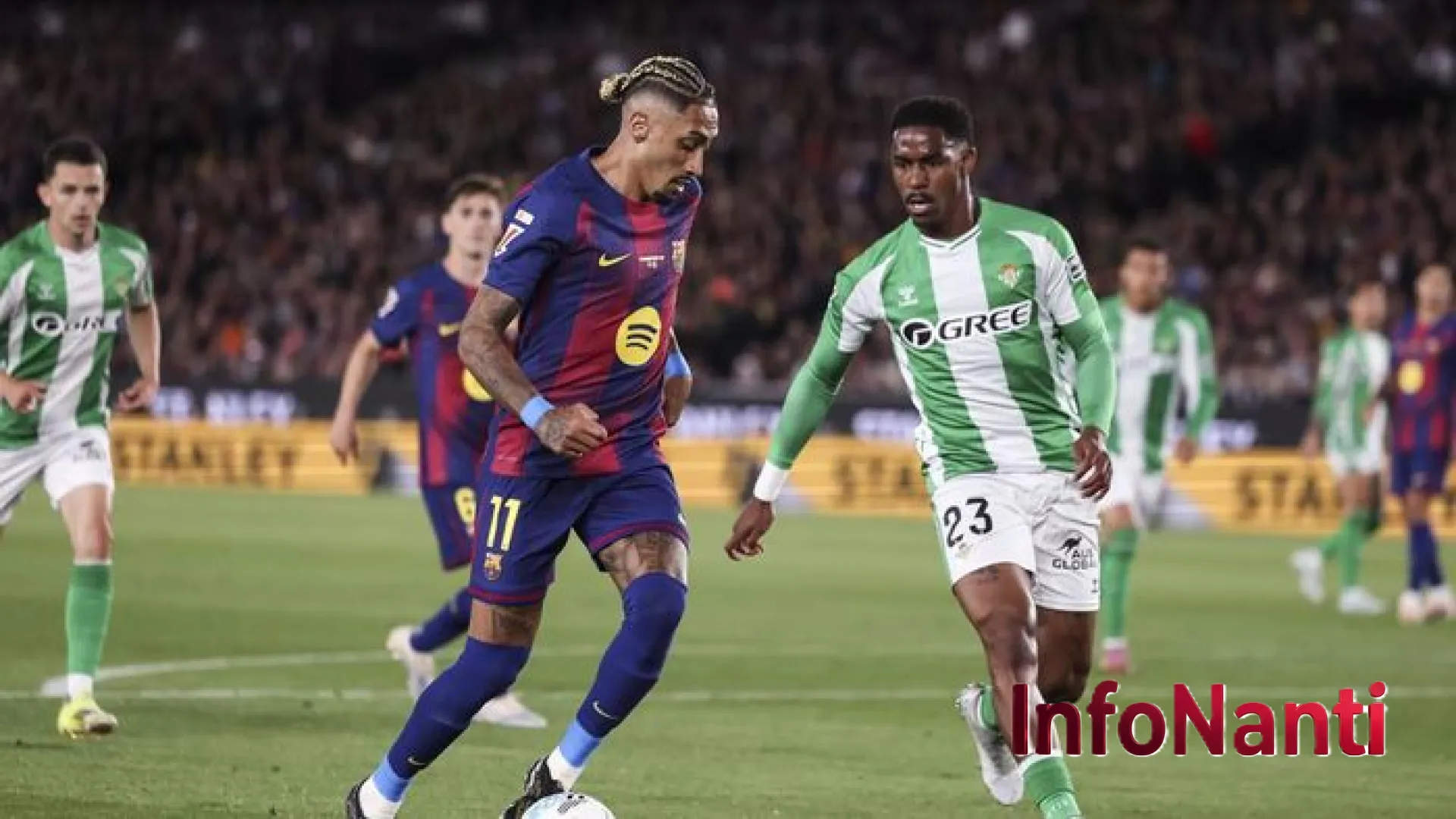 Dominasi Blaugrana di Camp Nou: Raphinha Cetak Brace Saat Barcelona Taklukkan Real Betis 3-1