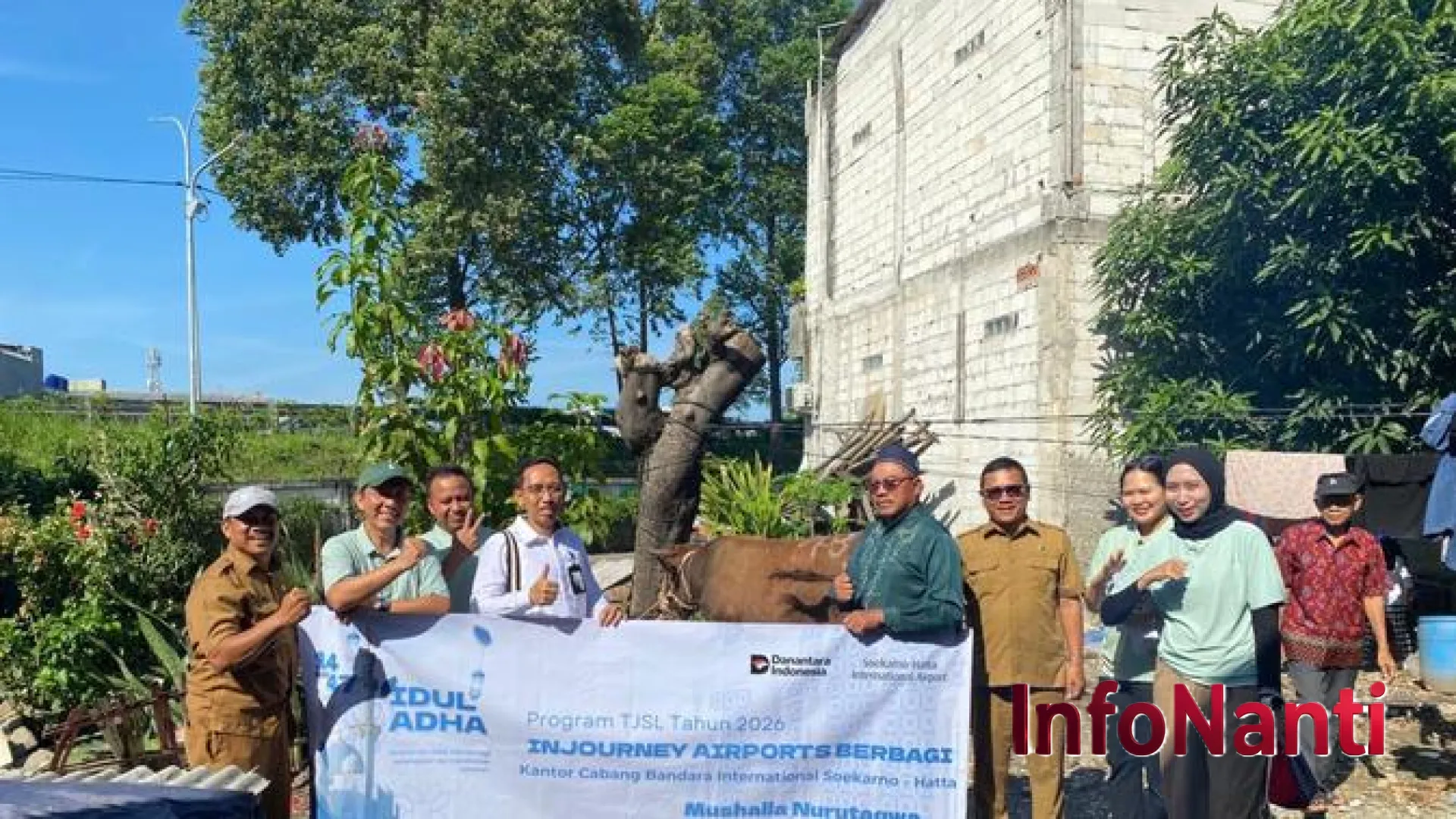 Wujud Nyata Kepedulian InJourney Airports: Menebar Berkah Kurban dari Ujung Barat hingga Timur Indonesia