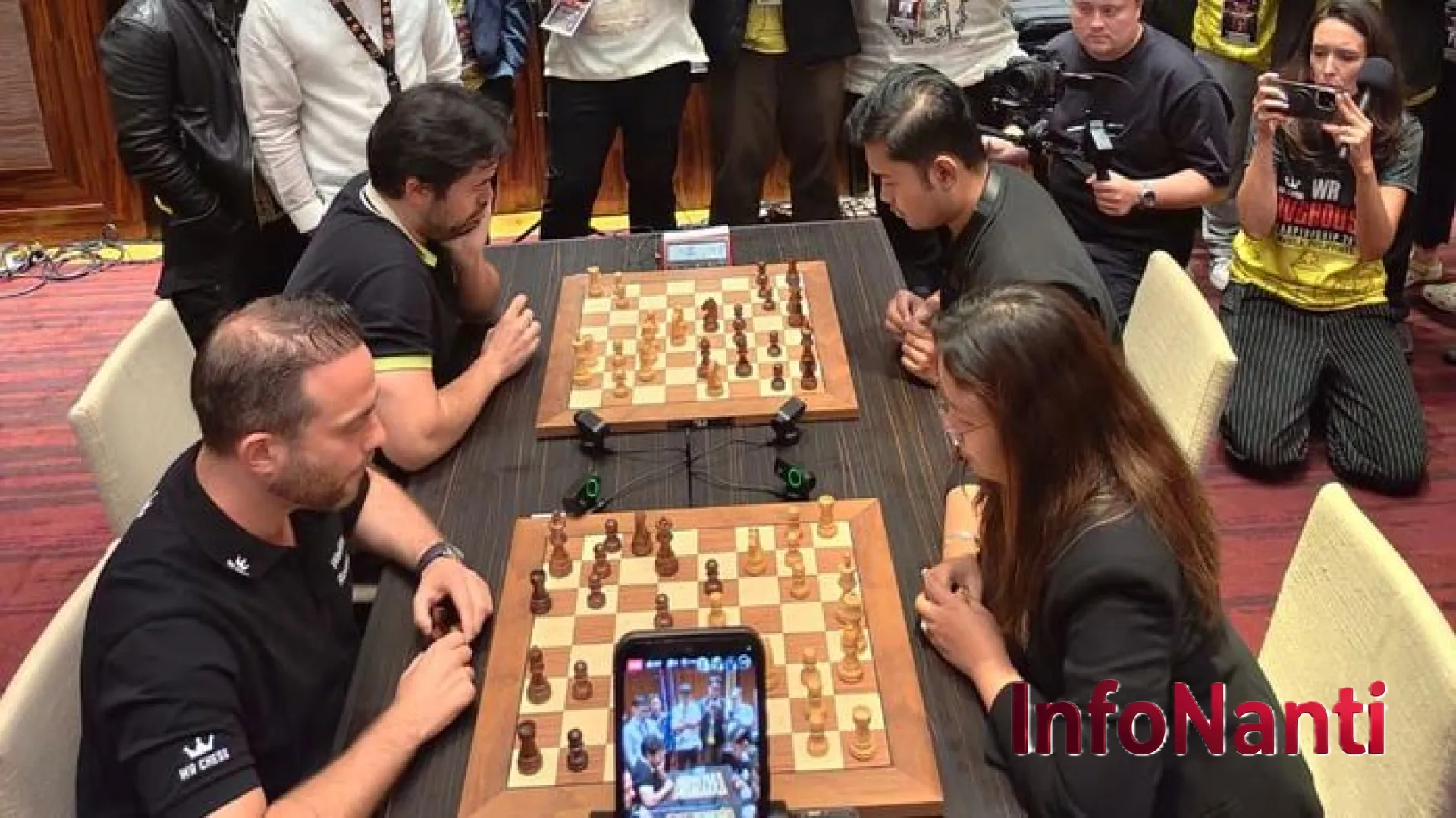 Prestasi Gemilang: Tim Catur Indonesia Tumbangkan Hikaru Nakamura dan Tembus 8 Besar Dunia di Manila