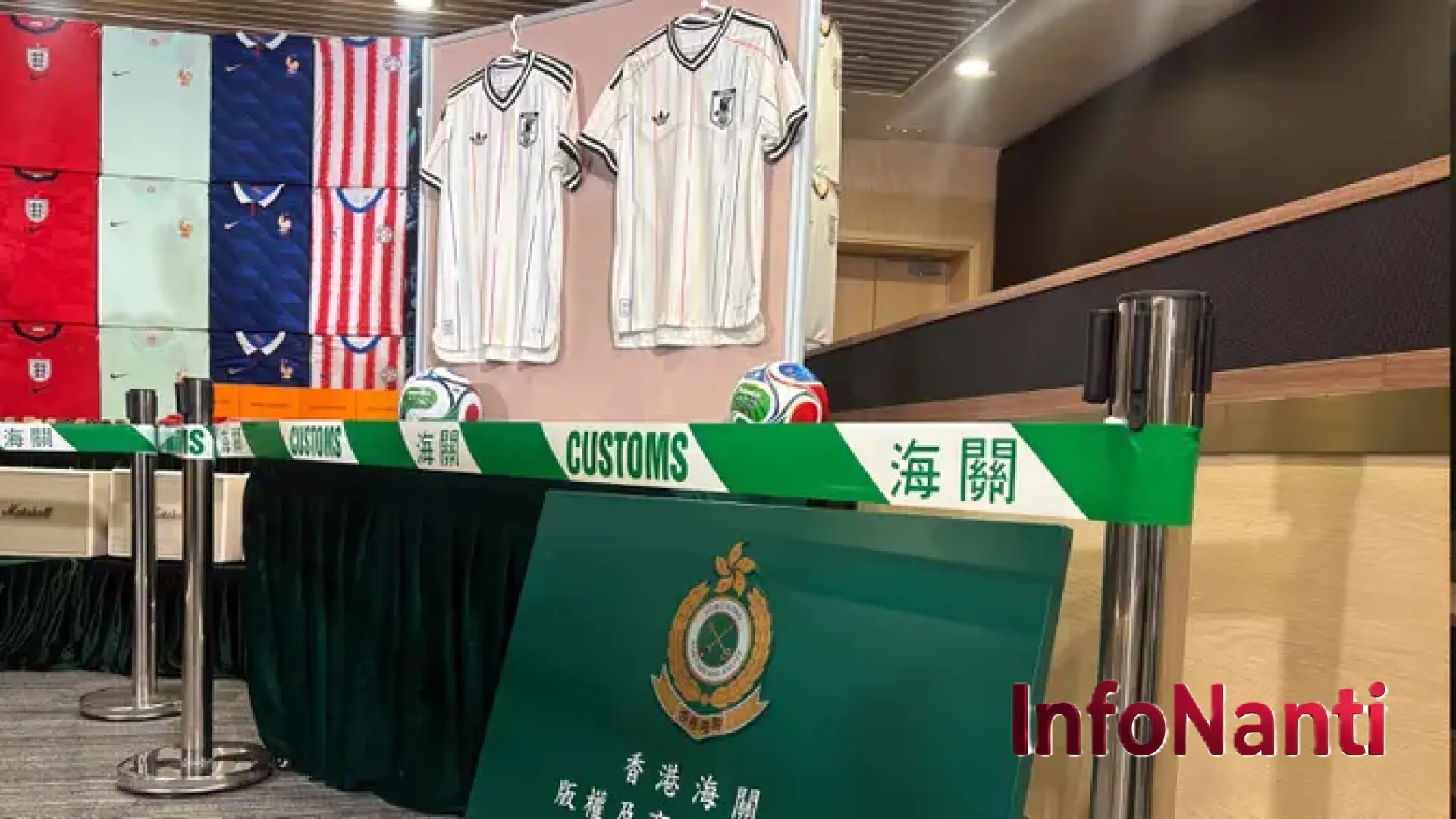 Gebrakan Bea Cukai Hong Kong: Gagalkan Penyelundupan Produk Palsu Piala Dunia Senilai Rp 360 Miliar