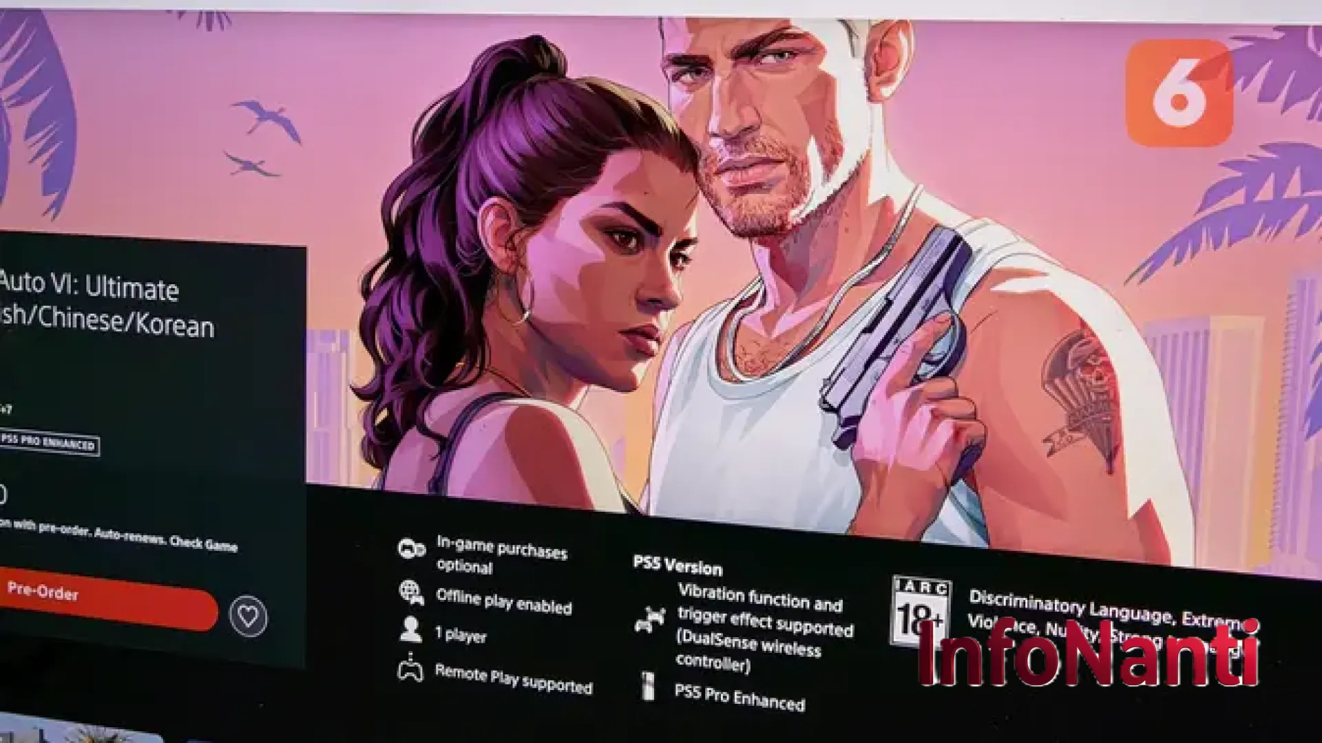 Harga GTA 6 di Indonesia Resmi Dirilis: Lebih Murah dari Prediksi dan Siap Guncang Pasar Konsol