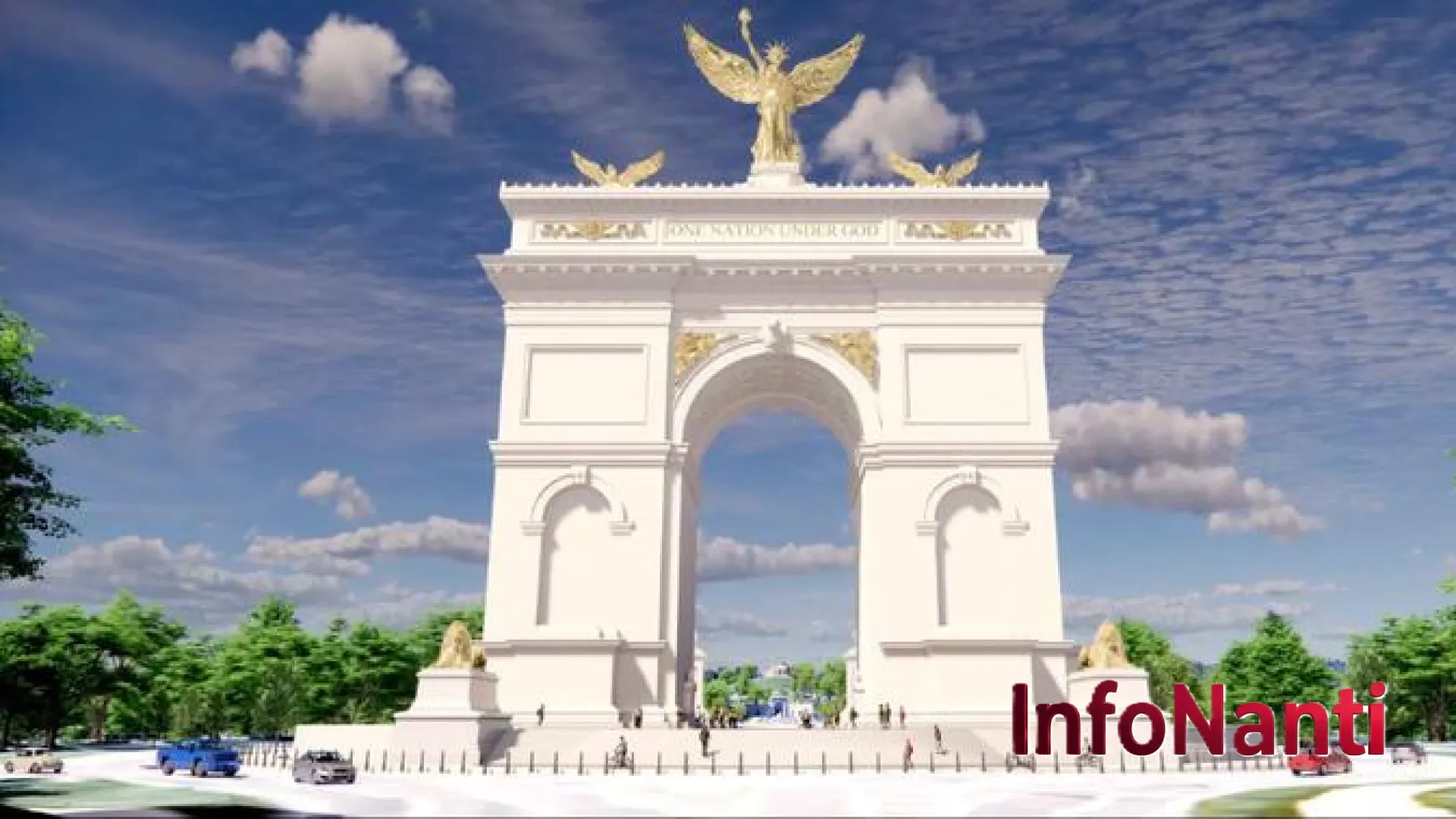 Ambisi Megah Donald Trump: ‘Arc de Trump’, Gerbang Kemenangan Berlapis Emas yang Bakal Menjulang di Washington
