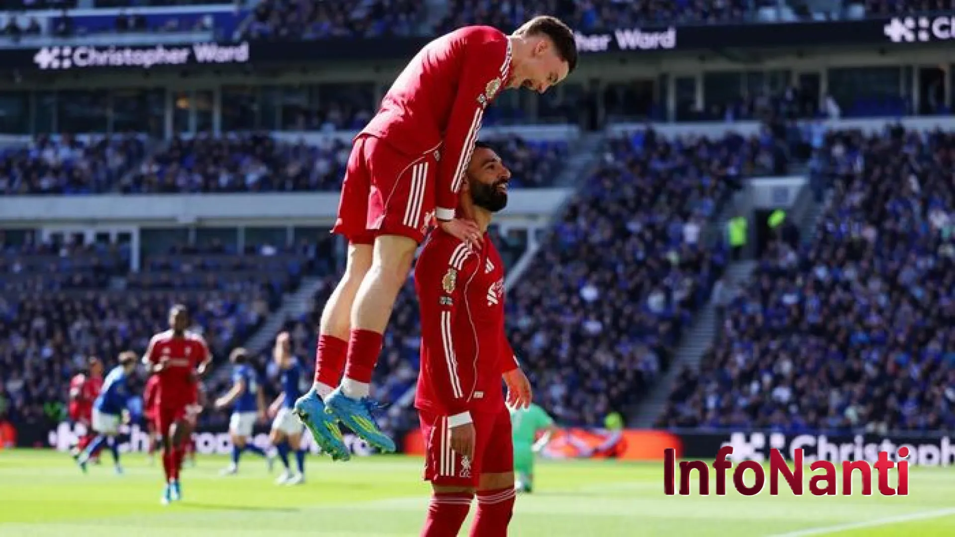Derby Merseyside Membara: Mohamed Salah Bawa Liverpool Ungguli Everton di Paruh Pertama