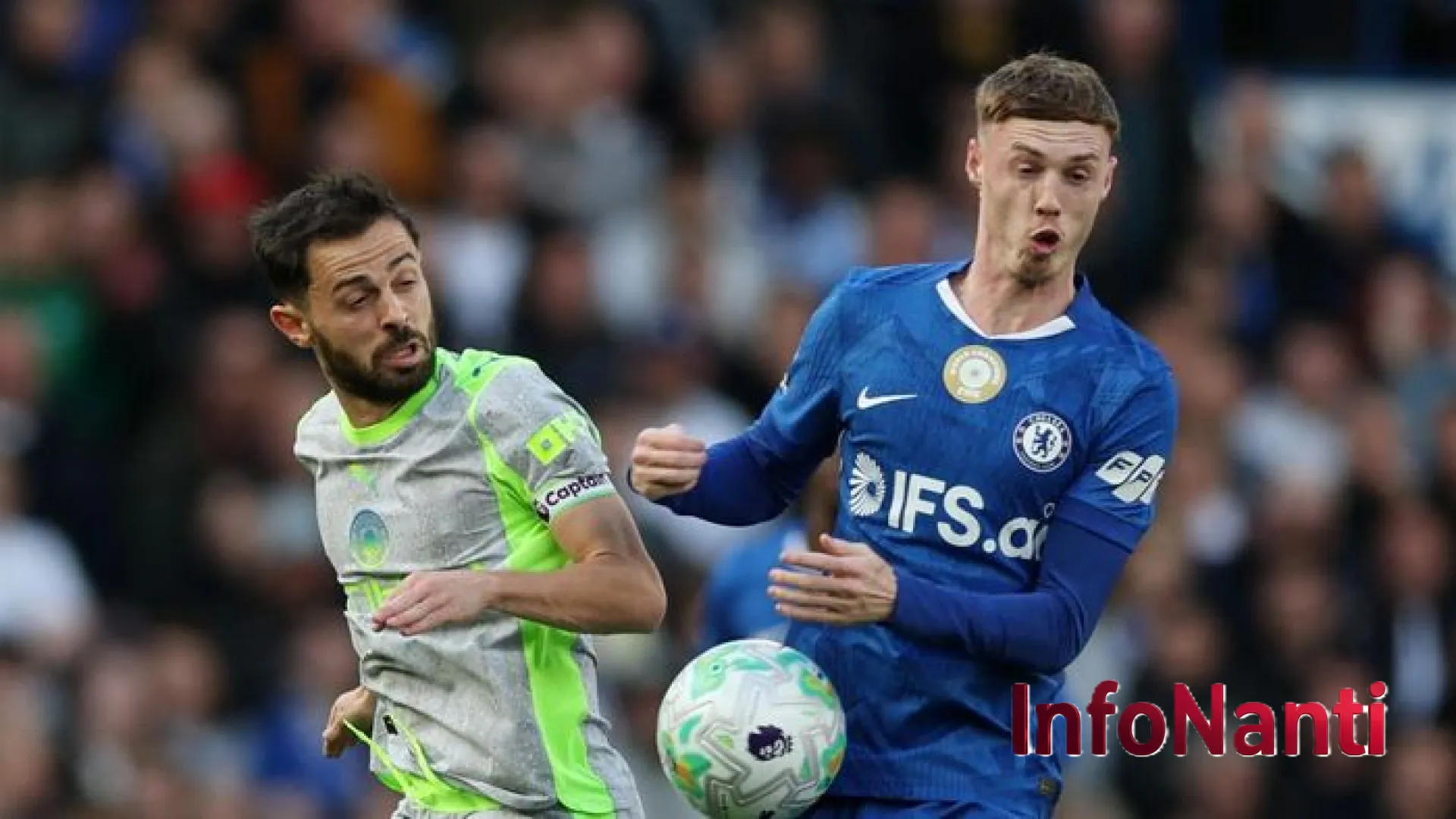 Duel Taktis di Stamford Bridge: Chelsea vs Man City Masih Sama Kuat di Babak Pertama