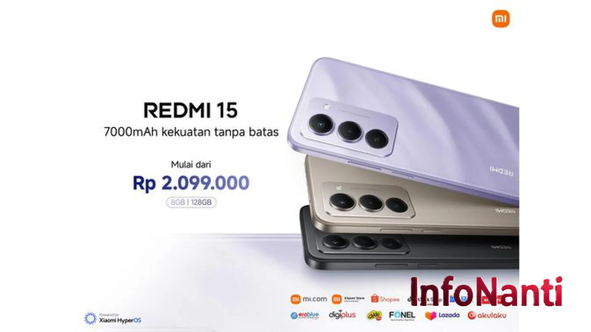 REDMI 15 Resmi Meluncur: Baterai Raksasa 7.000 mAh Jadi Senjata Baru Anak Muda Indonesia
