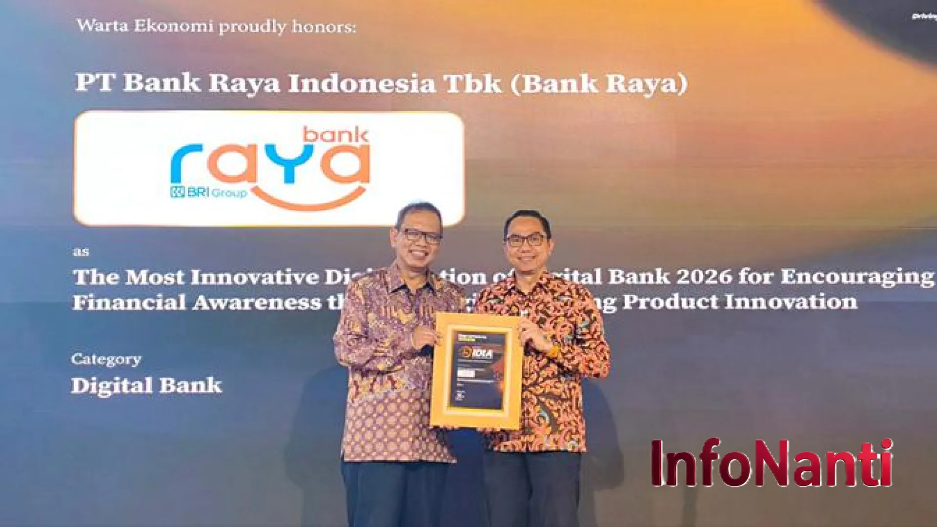 Strategi Inovasi Digital Bank Raya Berbuah Manis, Sabet Penghargaan Bergengsi IDIA 2026